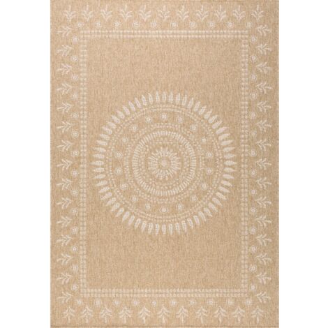 Tapis tissé extérieur intérieur Nature Jute - 120 x 170 cm