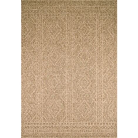 Tapis tissé extérieur intérieur Nature Jute - 50 x 50 cm