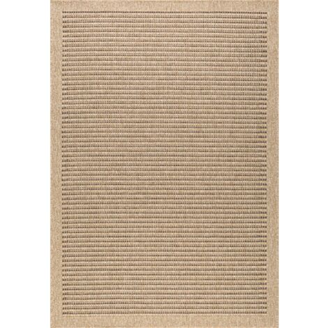 Tapis tissé extérieur intérieur Nature Jute - Rond Ø 80 cm