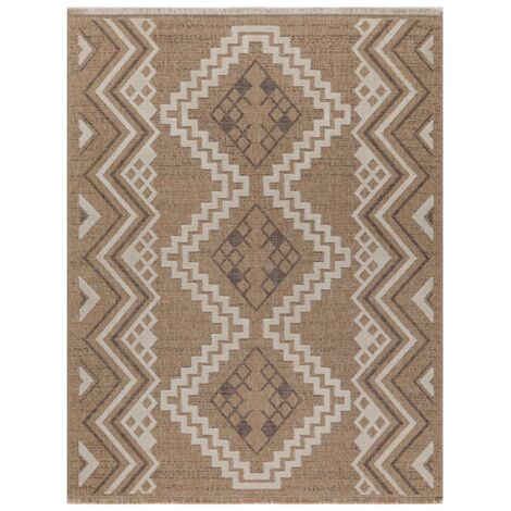 Tapis tissé extérieur intérieur Tulum Jute - 120 x 170 cm