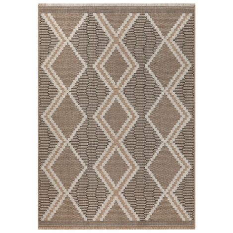 Tapis tissé extérieur intérieur Tulum Jute - 120 x 170 cm