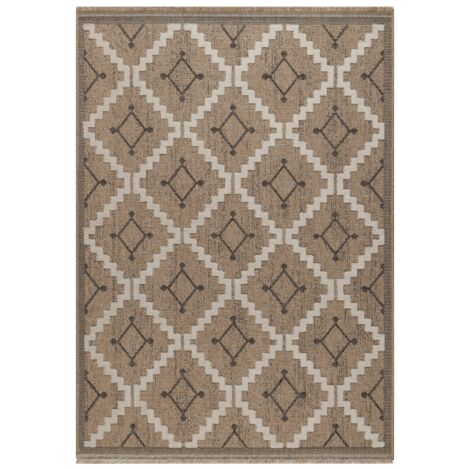 Tapis tissé extérieur intérieur Tulum Jute - 120 x 170 cm