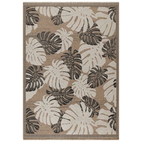 Tapis tissé extérieur intérieur Tulum Jute - 160 x 230 cm