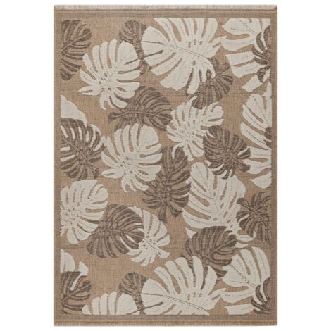 Tapis tissé extérieur intérieur Tulum Jute - 160 x 230 cm