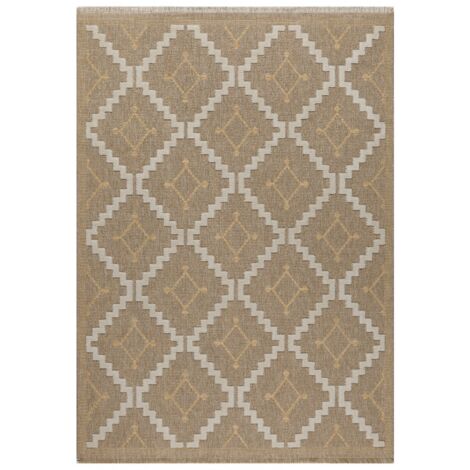 Tapis tissé extérieur intérieur Tulum Jute - 60 x 90 cm