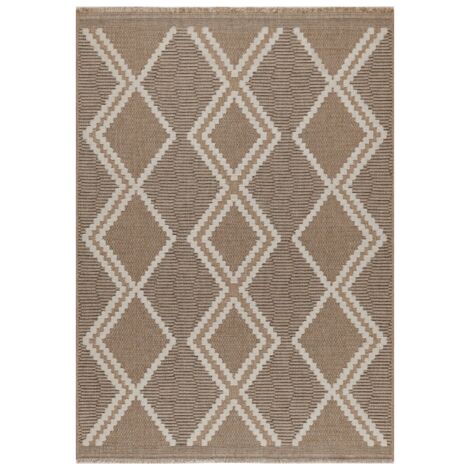 Tapis tissé extérieur intérieur Tulum Jute - 60 x 90 cm