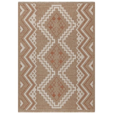 Tapis tissé extérieur intérieur Tulum Jute - 60 x 90 cm