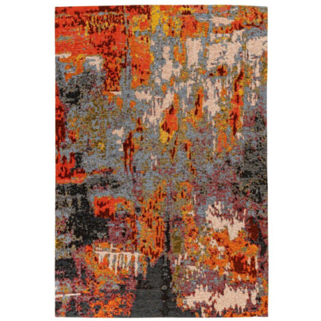 Tapis Tissé Imprimé à Motifs "Primavera III" Multicolore 80 x 150 cm