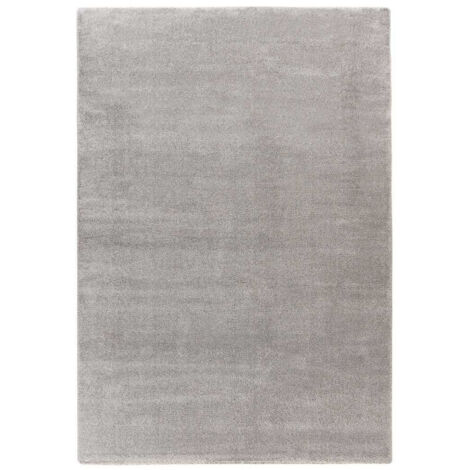 Tapis Tissé Shaggy à Poils Longs "Nila" Gris 120 x 170 cm
