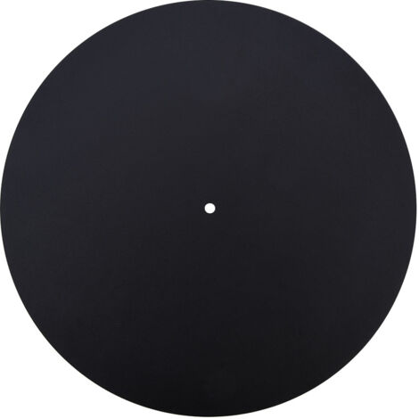Tapis tourne-disque en vinyle antistatique, sous-platine en cuir véritable souple (1,5 mm)