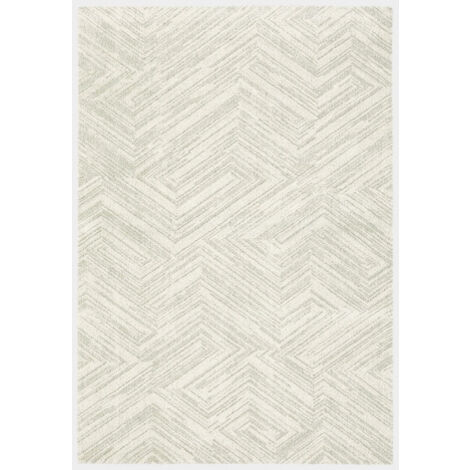 Tapis ultra-doux - Minimaliste - Crème dessin graphique clair -  80 x 150 cm