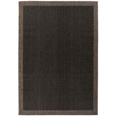 Tapis Uni à Poils Plats "Splash" Anthracite 120 x 170 cm