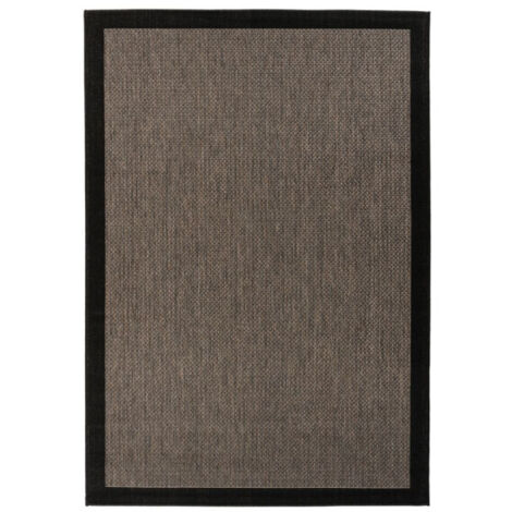 Tapis Uni à Poils Plats "Splash" Gris 80 x 150 cm