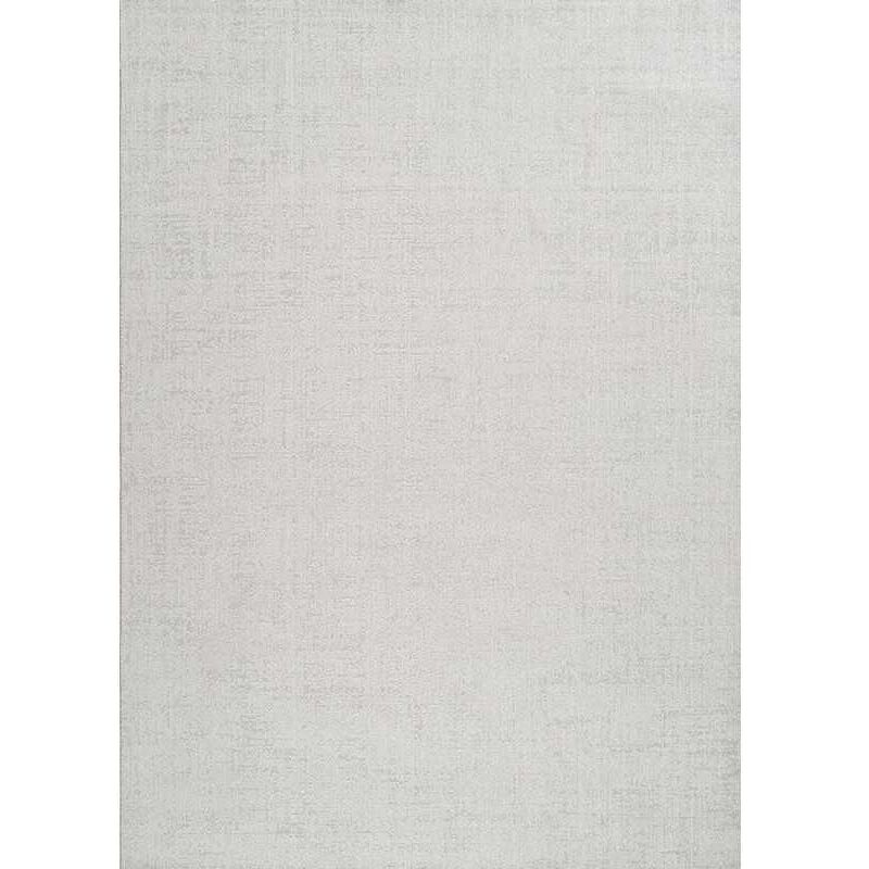 Tapis uni chiné BERNE - Gris, rectangle, 80x150 cm
