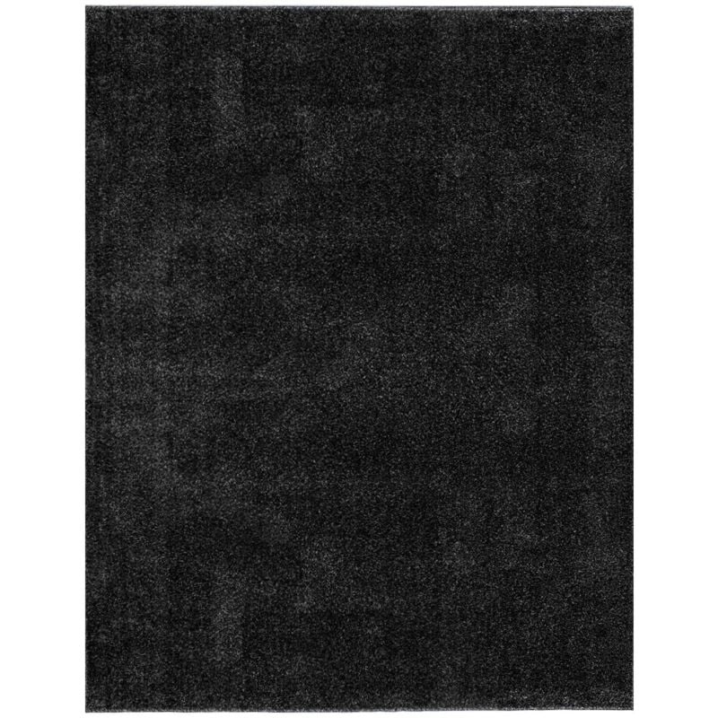 Tapis uni de Salon Chambre Relax Sobre et Epuré (Noir - 140x200cm)