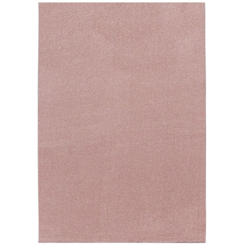 Minimal - Tapis uni de Salon Chambre Relax Sobre et Epuré (Rose - 240x340cm)