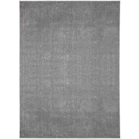 Tapis uni de Salon Chambre Relax Sobre et Epuré (Gris clair - 120x170cm)