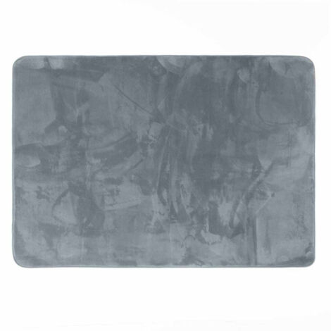 Tapis Uni en Flanelle "Flanou" 120x170cm Gris