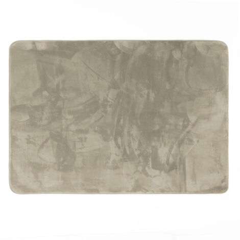 Tapis Uni en Flanelle "Flanou" 120x170cm Taupe