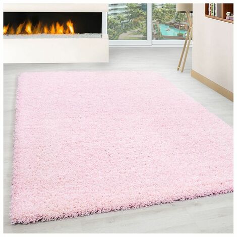 Tapis uni shaggy rectangle Aimee Rose 200x290