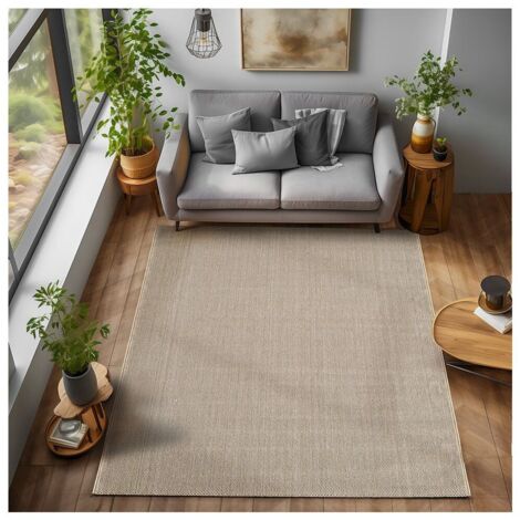 Tapis Universel Loom - 240 cm x 340 cm - Beige - Résistant ŕ l'eau - Antistatique - Oeko-Tex