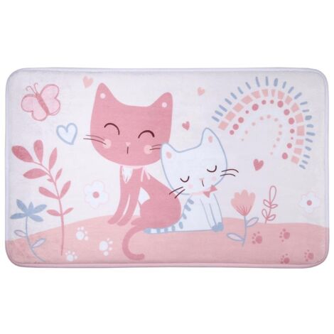 Tapis velours 45 x 75 cm Les chats
