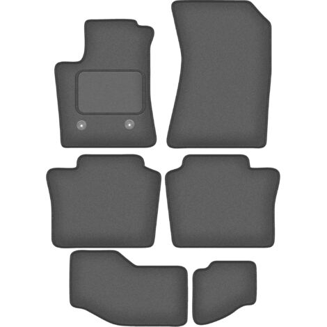 Tapis velours graphite pour : Renault Espace VI E-TECH HEV 7 places (2023-)