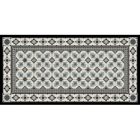 Tapis Velvet Carr Ciment Gris45x150 - Mercury