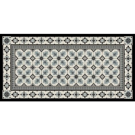 Tapis Velvet Carr Ciment Gris45x150 - Mercury