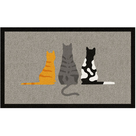 Tapis Velvet Chat De Dos 45x75 - MERCURY
