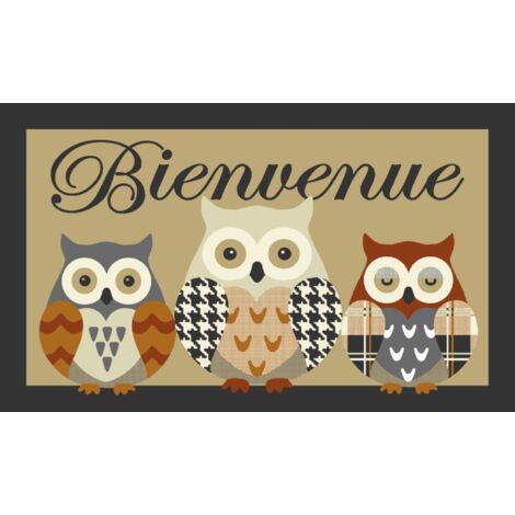 Tapis Velvet Chouette 45x75 - Mercury