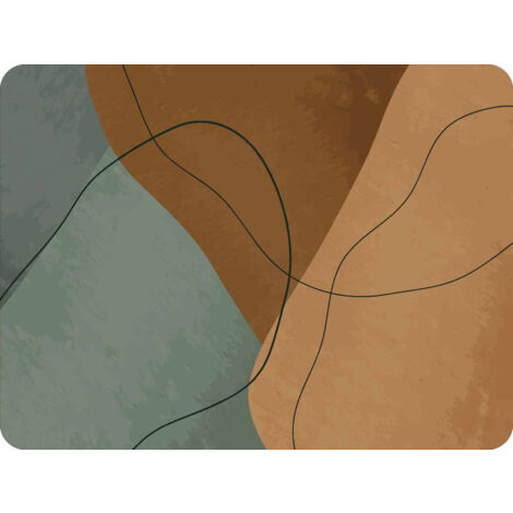 Tapis Velvet Curves 1 45x75cm - Mercury