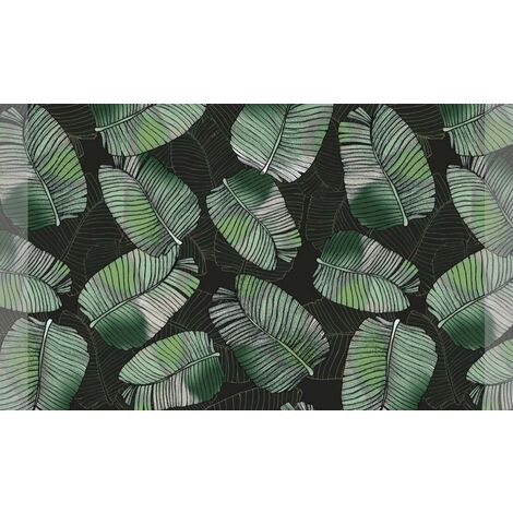 TAPIS VELVET FEUILLAG TROPIC2 45X75 MERCURY 003662-1