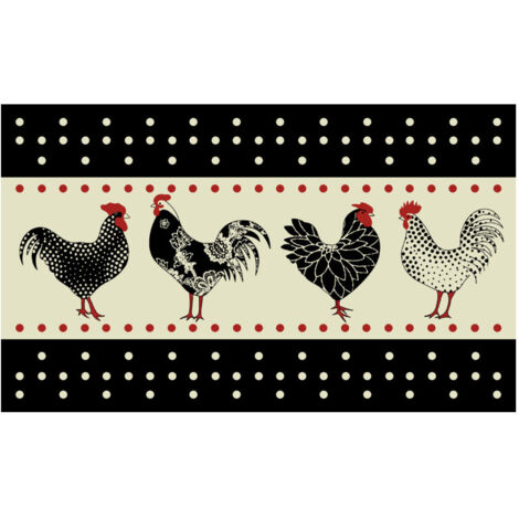 Tapis Velvet Poule 1 45x75cm sur cintre - MERCURY