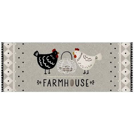 Tapis Velvet Poule 45x150 - Mercury