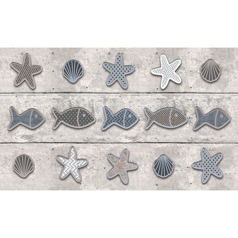 TAPIS VELVET SHELVES 45X75 MERCURY D2434-6