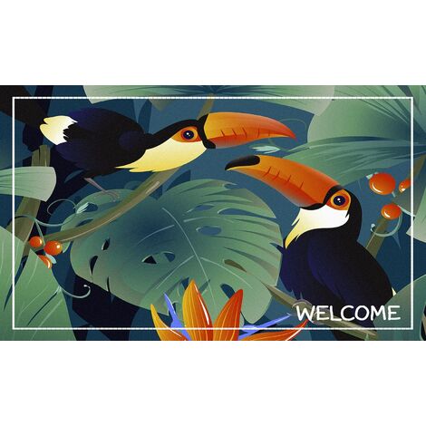 TAPIS VELVET TOUCAN 45X75 MERCURY 003449-2-4