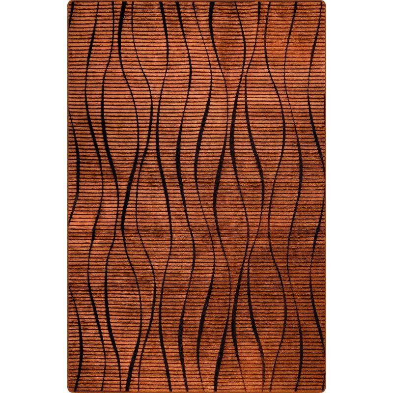 Vendorflair - Tapis Vera Vague Safran Dimensions - 80x150 – Qualité supérieure pour Maison, Appartement, Bureau – Style élégant et durable – Confort