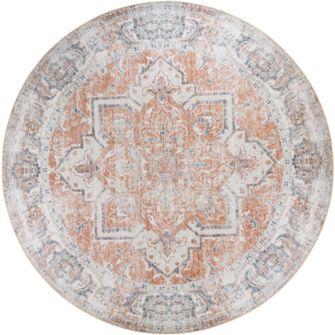 Tapis Vintage de forme Ronde - 200x200cm - HAVANA VIII