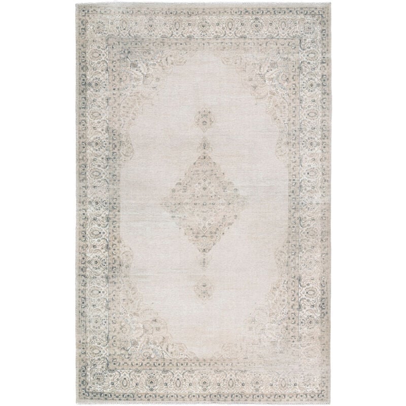 Tesso Living - Tapis Vintage - Lavable - Antidérapant - Nature - 120x160cm