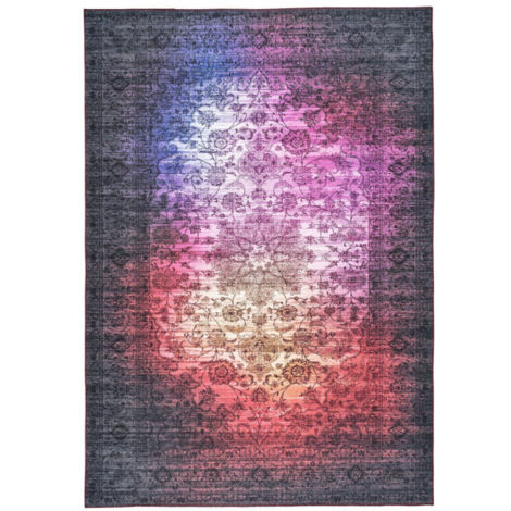 Tapis Vintage Motif Oriental "Galaxy" Multicolore 170 x 240 cm
