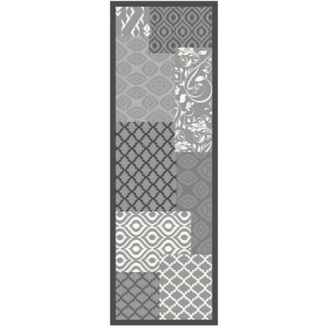 Tapis Vintage Quilt Grey 50x150 - VICA