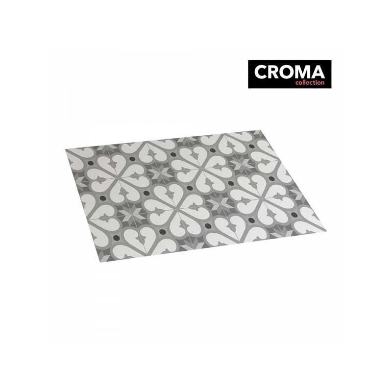 Tapis vinyle bcn gris 45x75cm