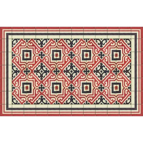 Tapis vinyle Ludwig Crimson 75x120cm