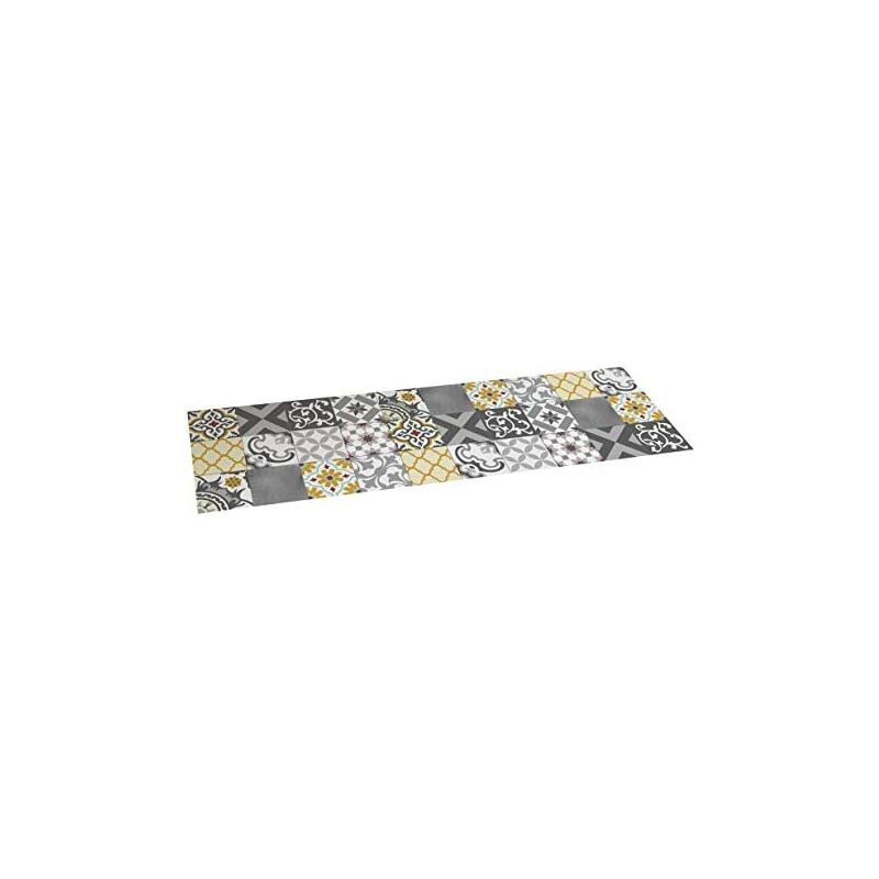 Croma patch tapis vinyle gris-ambre 60x200cm