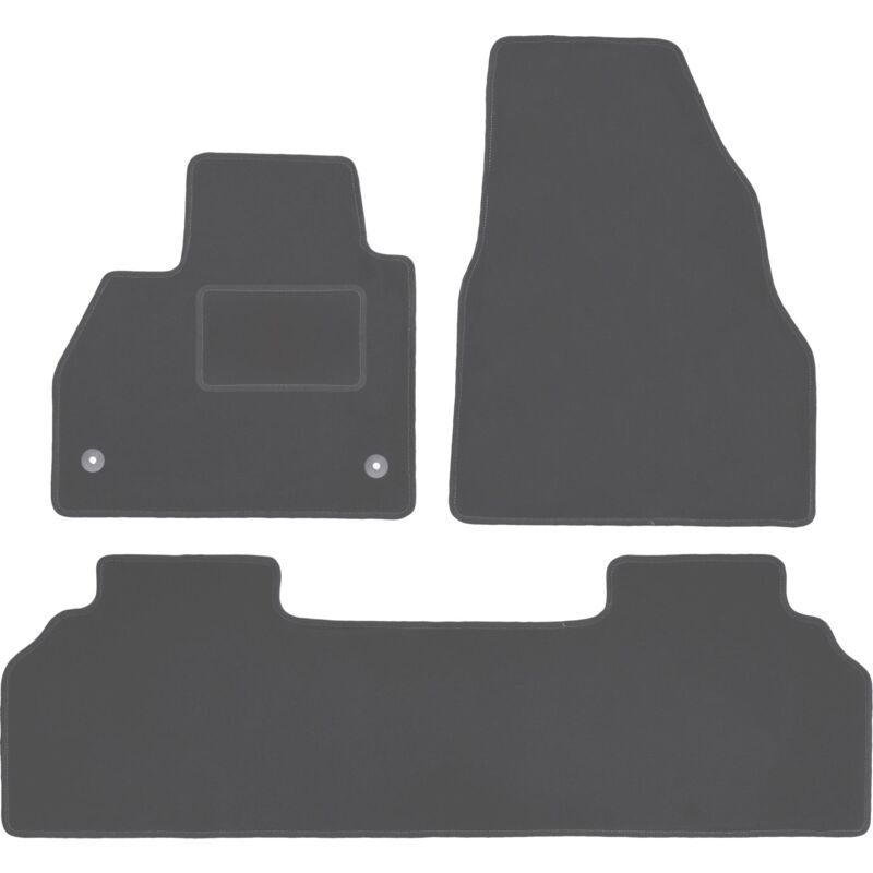 Tapis voiture graphite pour : Renault Kangoo II combivan (2007-)