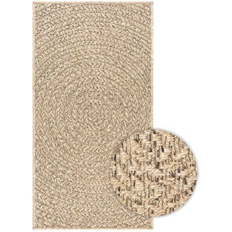 Tapis ZIZUR 100x200 cm aspect de jute intérieur et extérieur CFW98945
