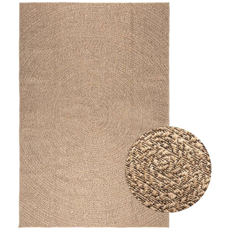 Design In - Tapis zizur 200x290 cm aspect de jute intérieur et extérieur CFW52122