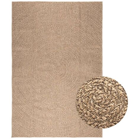 Tapis ZIZUR 200x290 cm aspect de jute intérieur et extérieur CFW52122