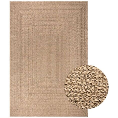 Tapis ZIZUR 200x290 cm aspect de jute intérieur et extérieur CFW71540